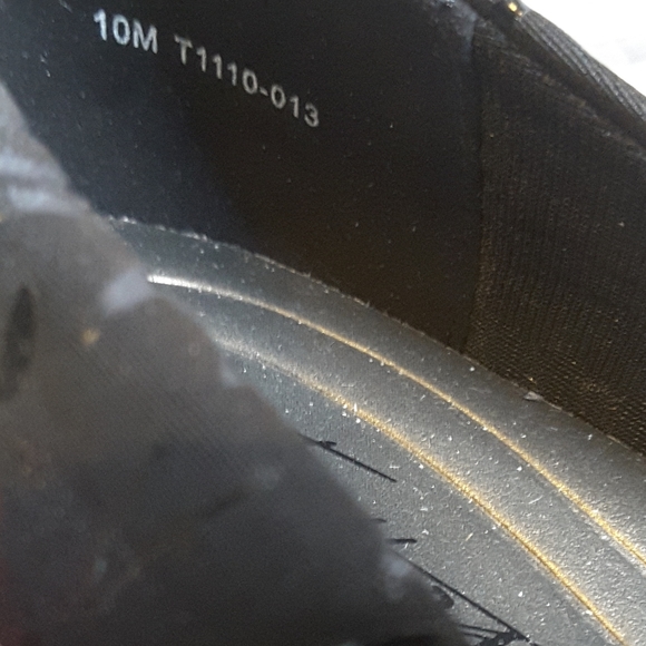 Trotters Lauren embossed textile floral black wedge pump T1110-013 size 10M - Picture 12 of 12